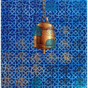 G. N. Qazi, Spiritual Sounds-3, 40 x 40 inch, Acrylic On Canvas, AC-GNQ-105